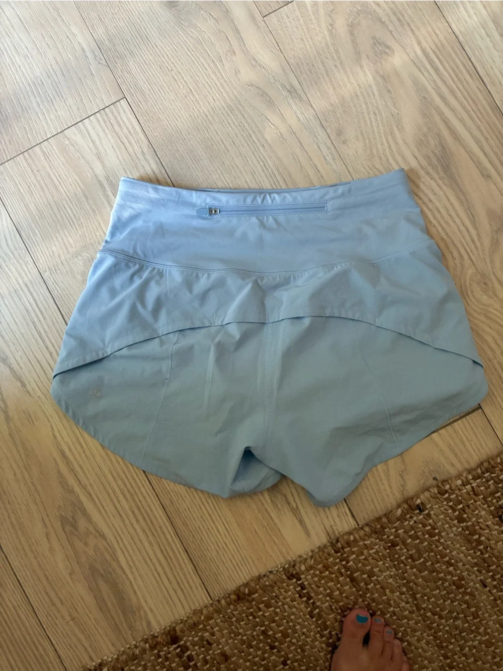 Lulu lemon Light Blue Women's Athletic Shorts